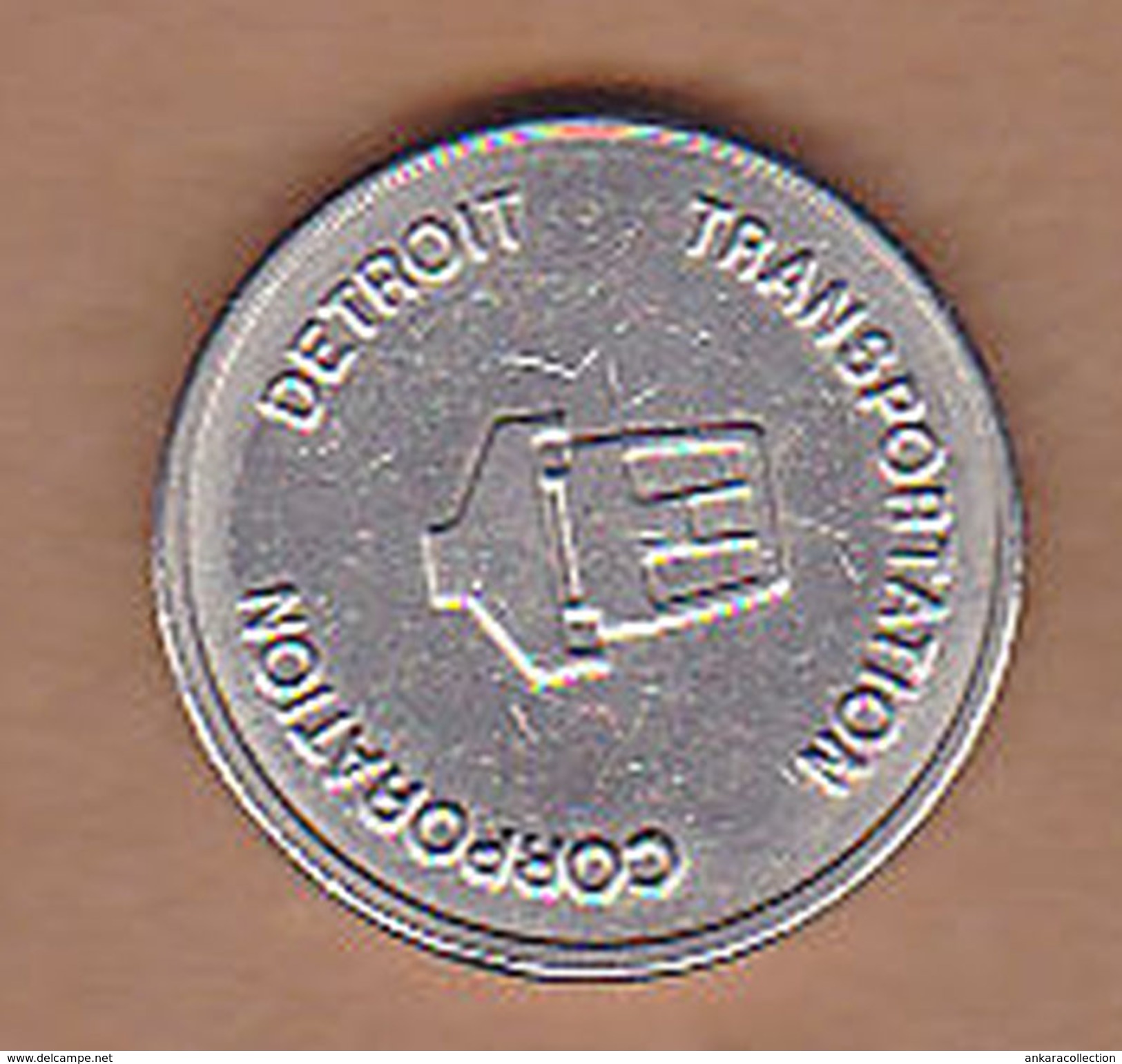 AC -  DETROIT TRANSPORTATION CORPORATION CITY OF DETROIT DPM TOKEN - JETON - Notgeld