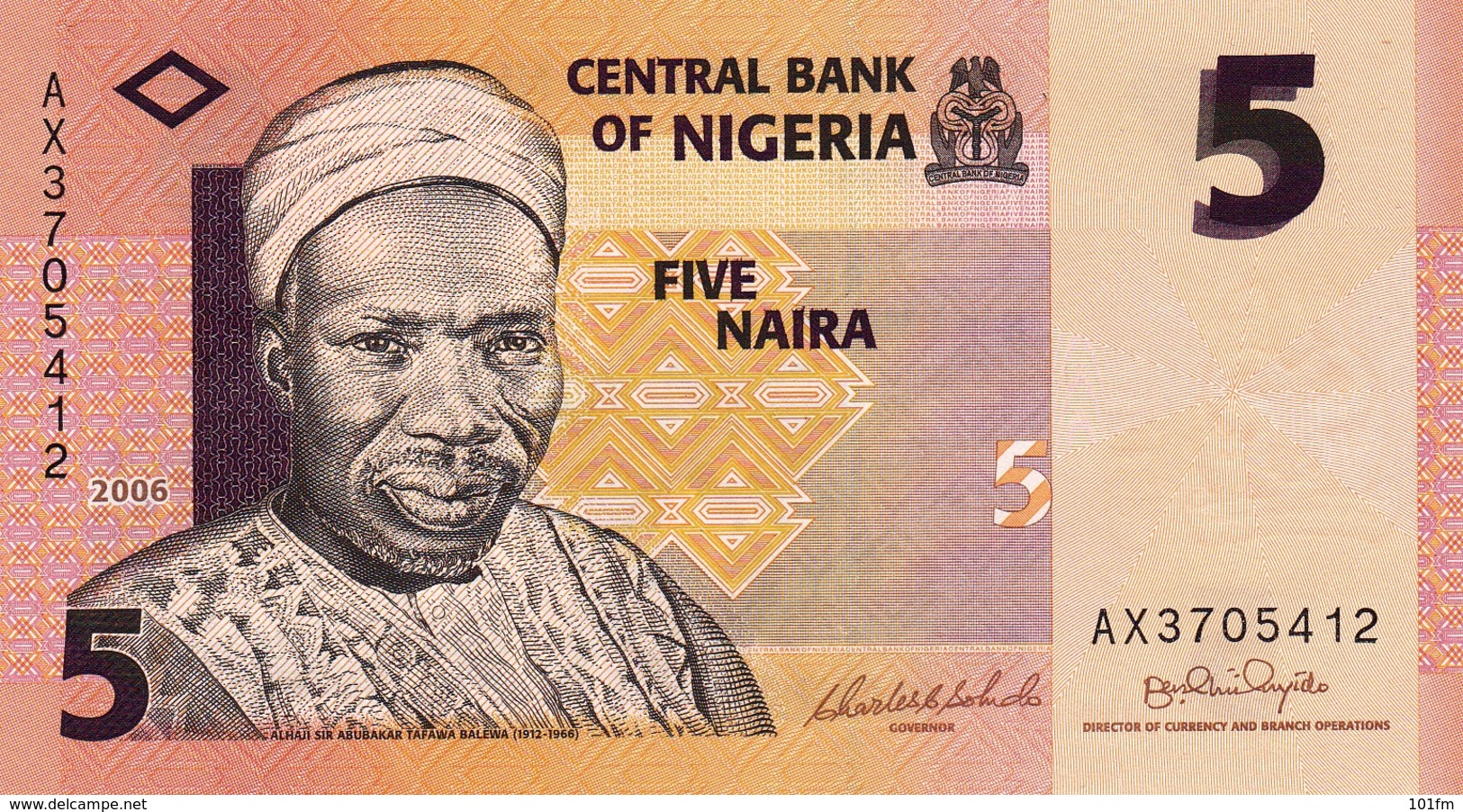 NIGERIA 5 NAIRA 2006 - Nigeria