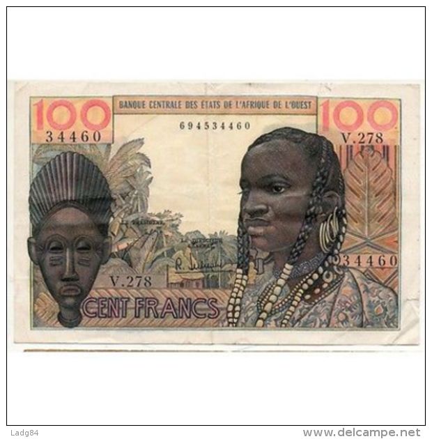 États De L'Afrique De L'ouest 100 Francs 1959 Pick 2b [AFE007 FR] - Autres - Afrique