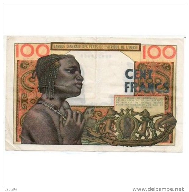 États De L'Afrique De L'ouest 100 Francs 1959 Pick 2b [AFE007 FR] - Autres - Afrique