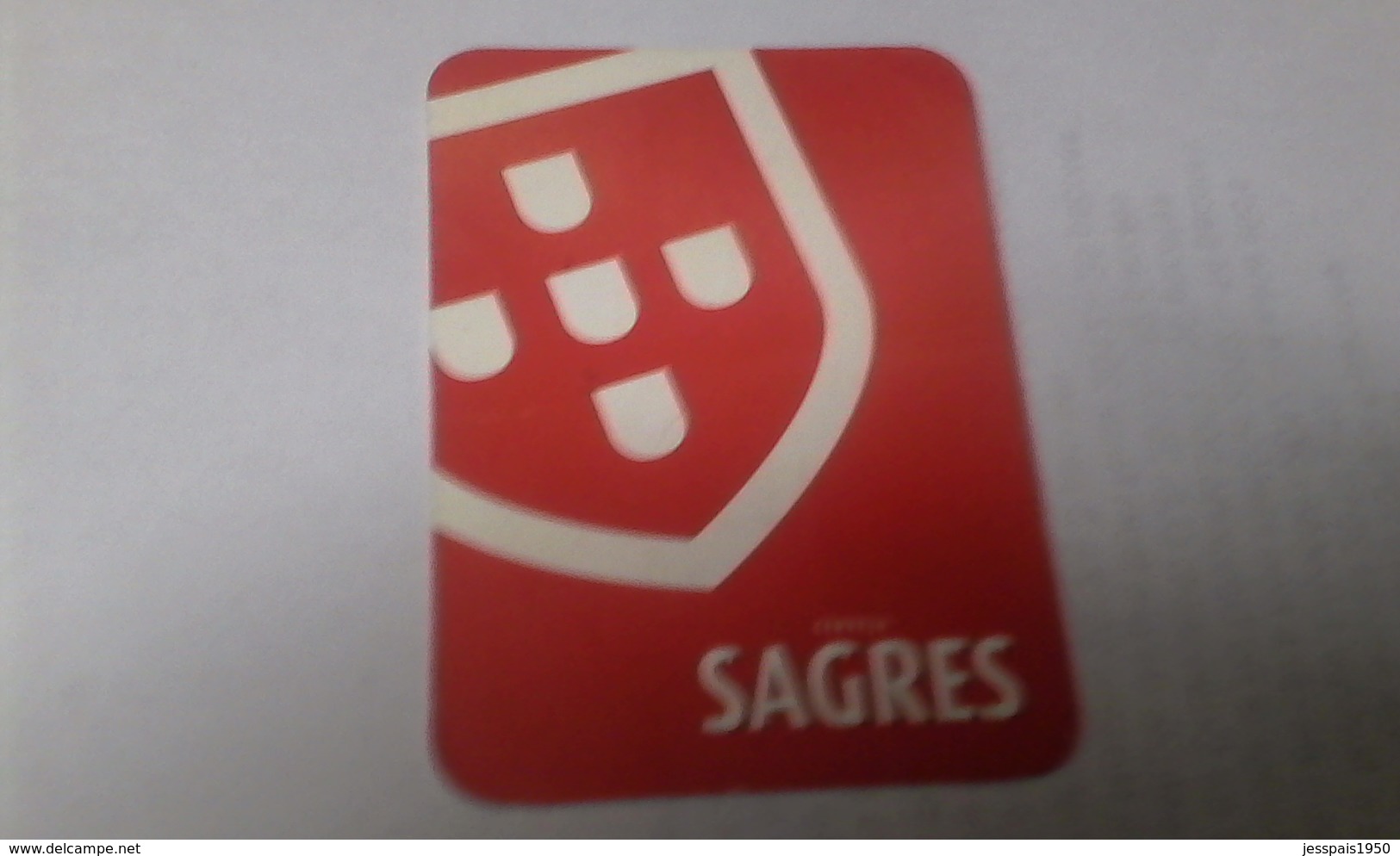 (027) - 1 Cart Joker, Bier SAGRES - (voir Scaner) - Carte Da Gioco