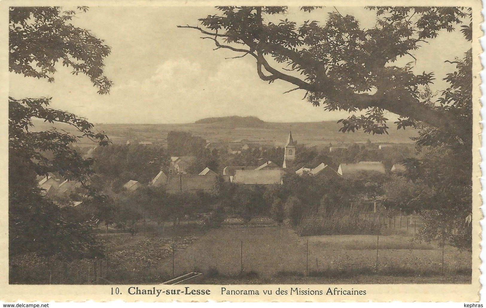 10. CHANLY-SUR-LESSE : Panorama Vu Des Missions Africaines - Wellin