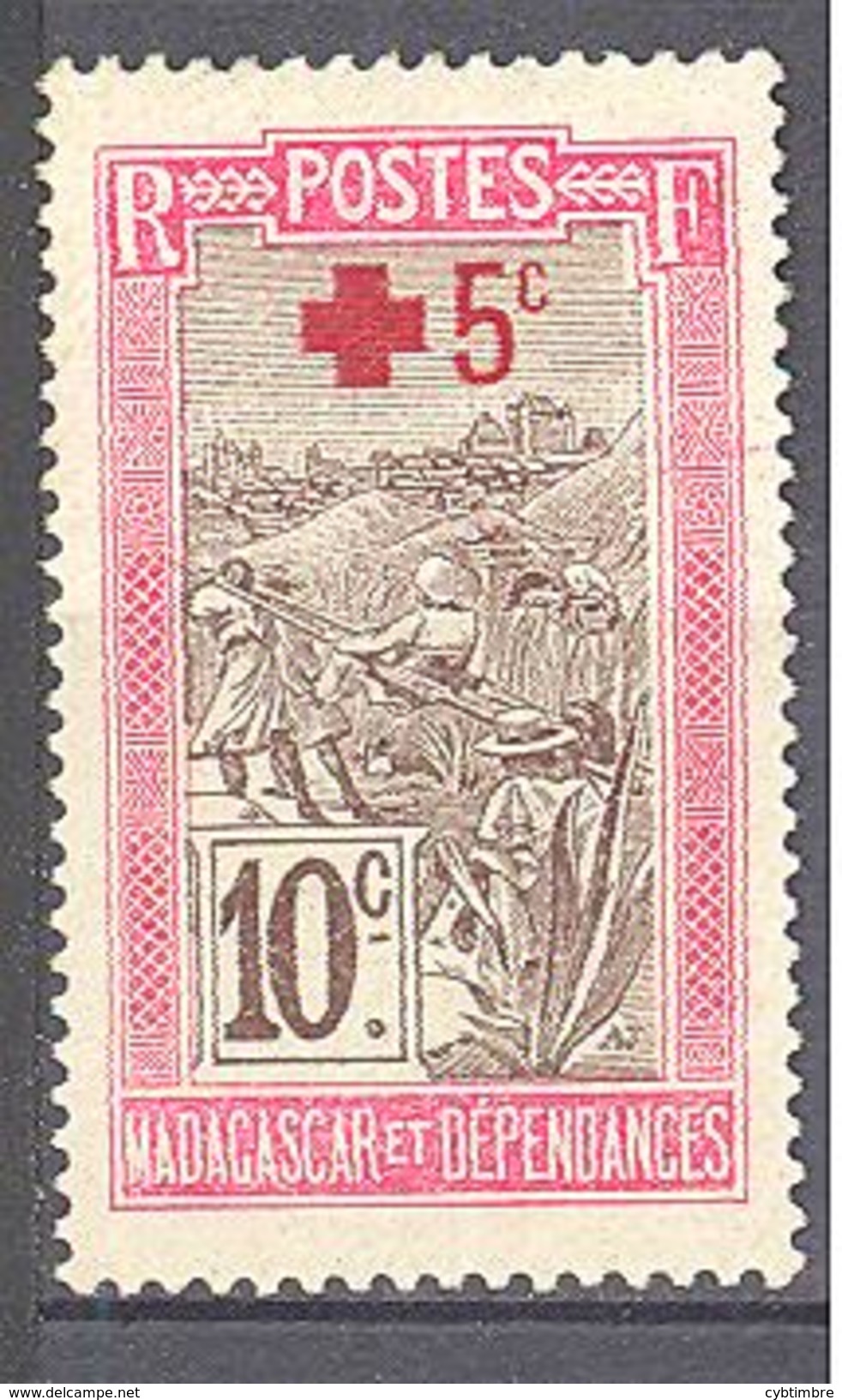 Madagascar: Yvert N° 120(*); Croix Rouge - Neufs