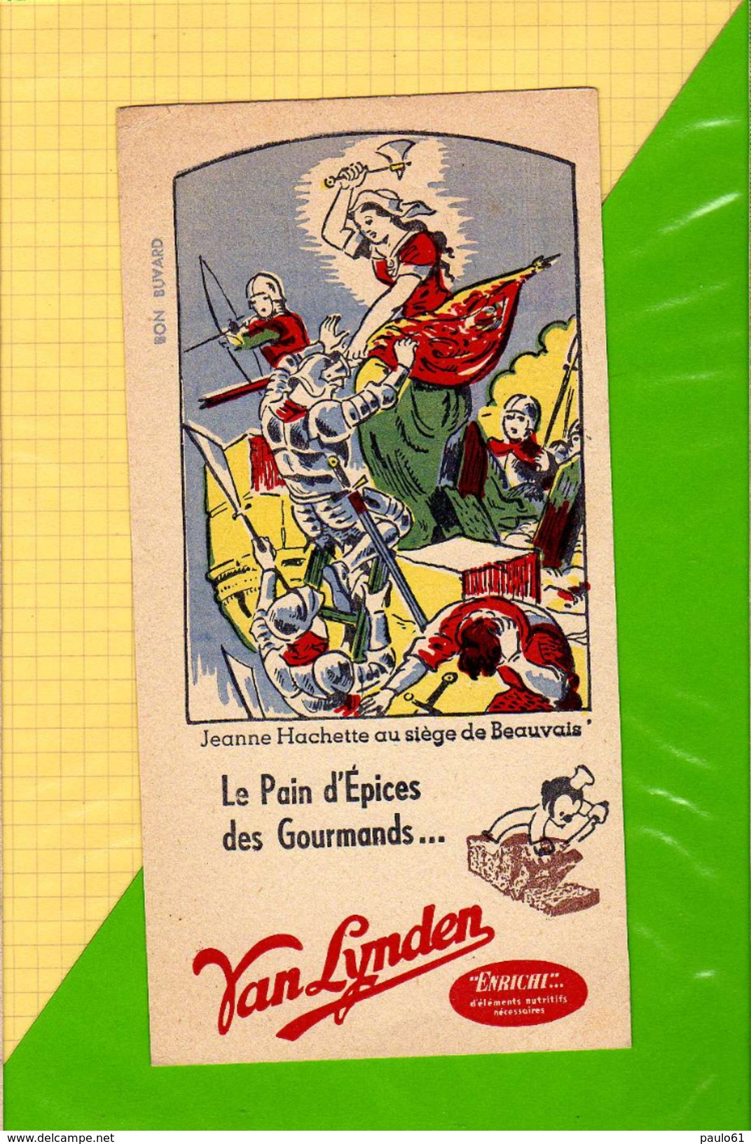 BUVARD & Blotter Paper :: Pain D´Epices Des Gourmands . Jeanne Hachette - Pain D'épices