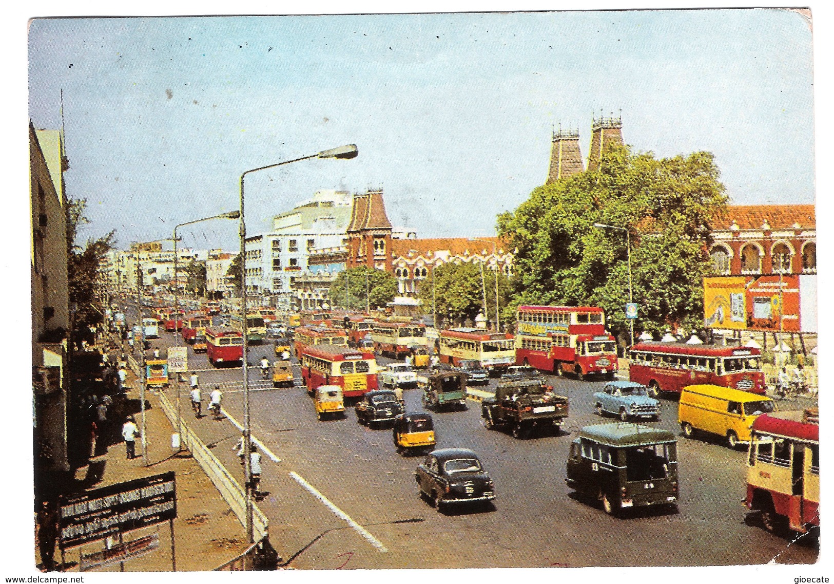 GIBSON LANE - CALCUTTA - VIAGGIATA 1980 - (317) - India