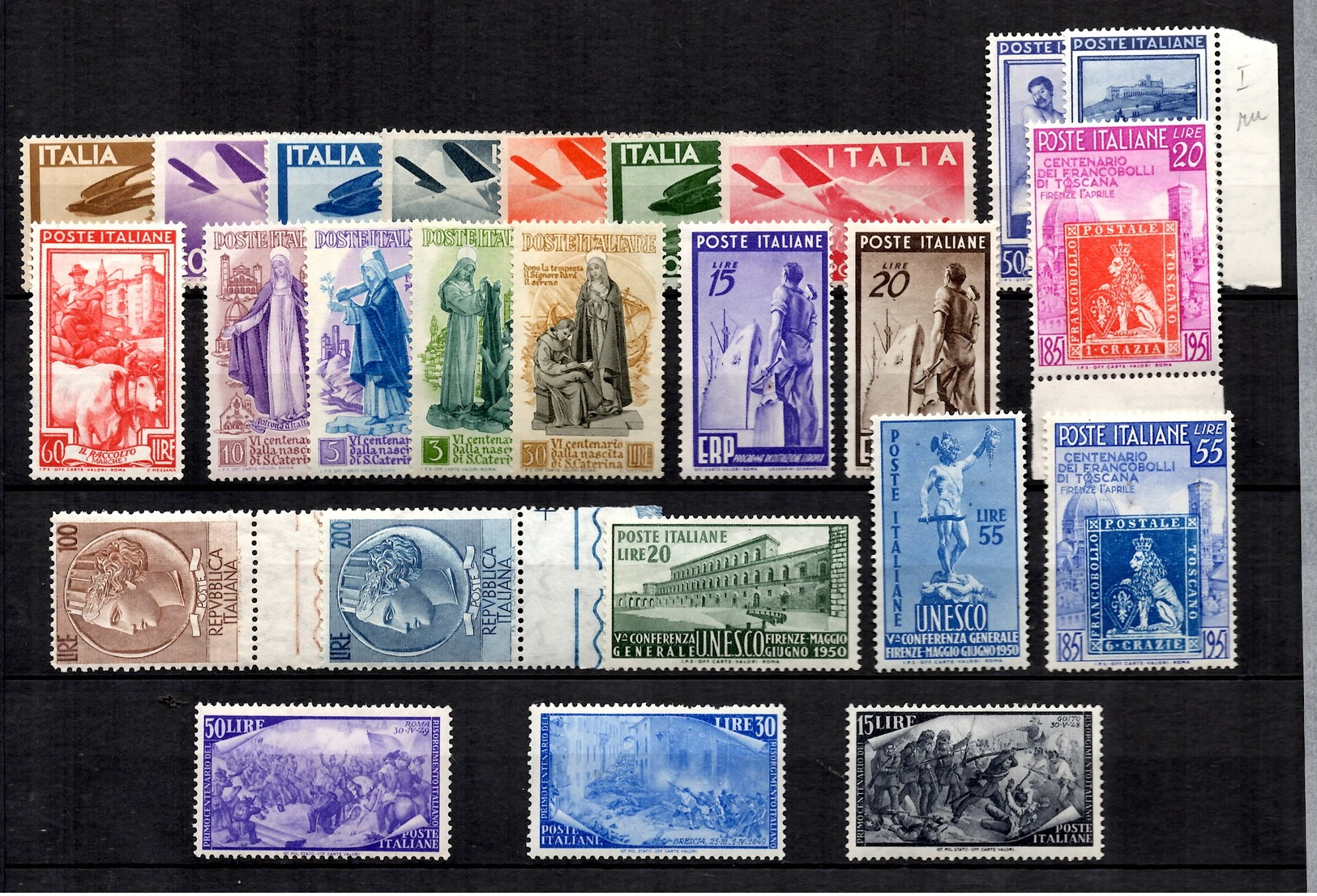 Italie Petite Collection Neufs **/* 1945/1957. Bonnes Valeurs. B/TB. A Saisir! - 1946-60: Neufs