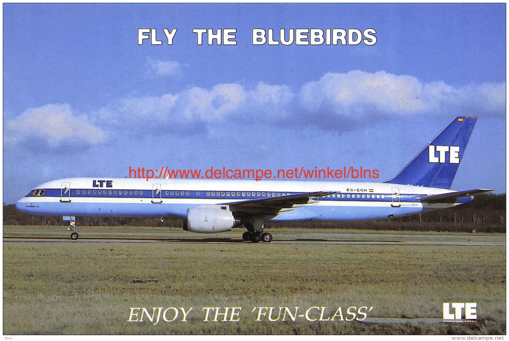 LTE - Fly The Bluebirds - - Boeing 757 - 1946-....: Moderne