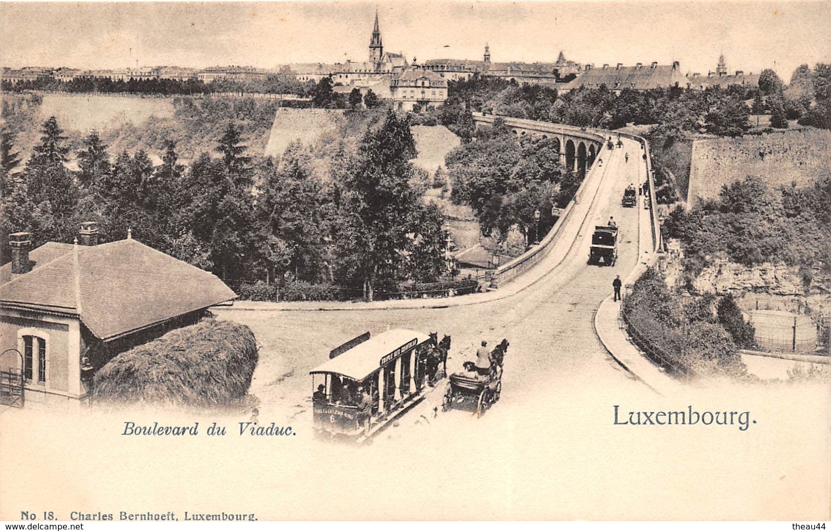 LUXEMBOURG  -  Boulevard Du Viaduc - Lussemburgo - Città