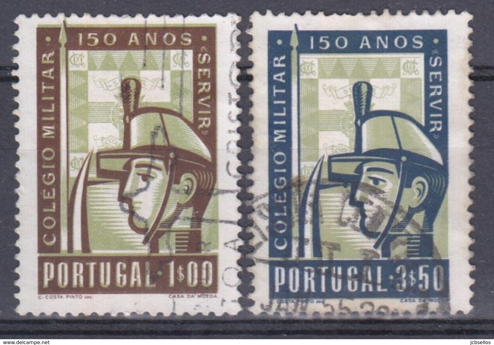 PORTUGAL 1954 Nº 811/12 USADO - Used Stamps