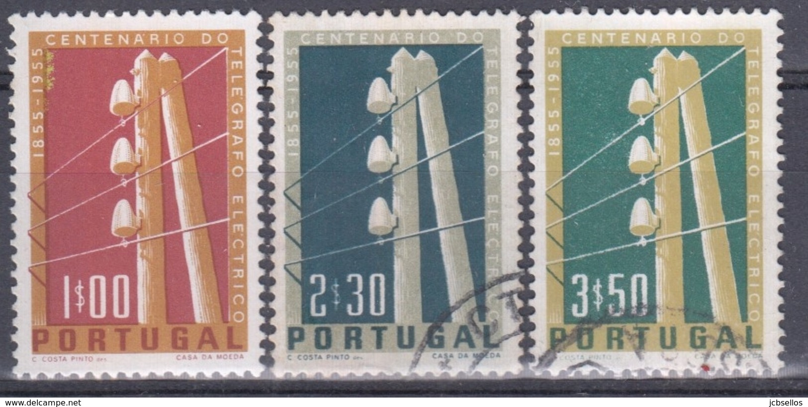PORTUGAL 1955 Nº 826/28 USADO - Used Stamps