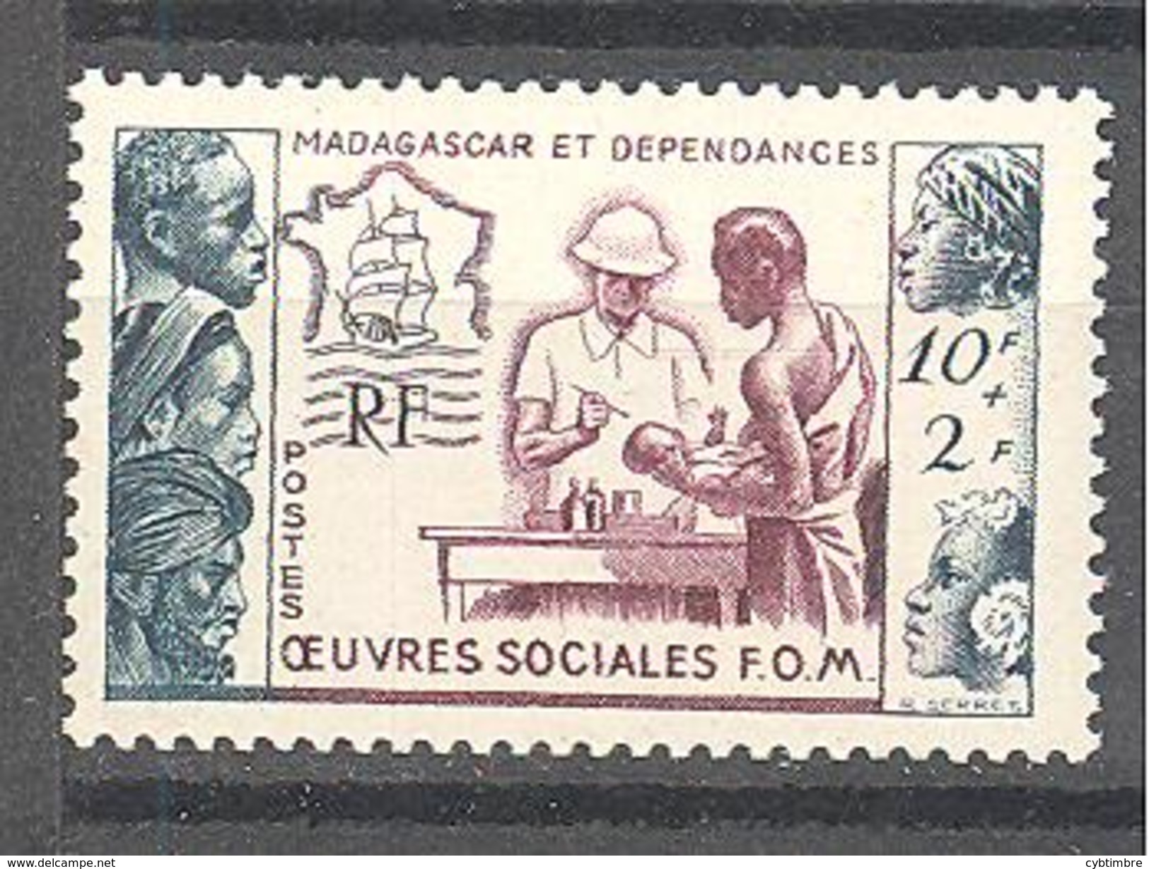 Madagascar: Yvert N° 320* - Unused Stamps