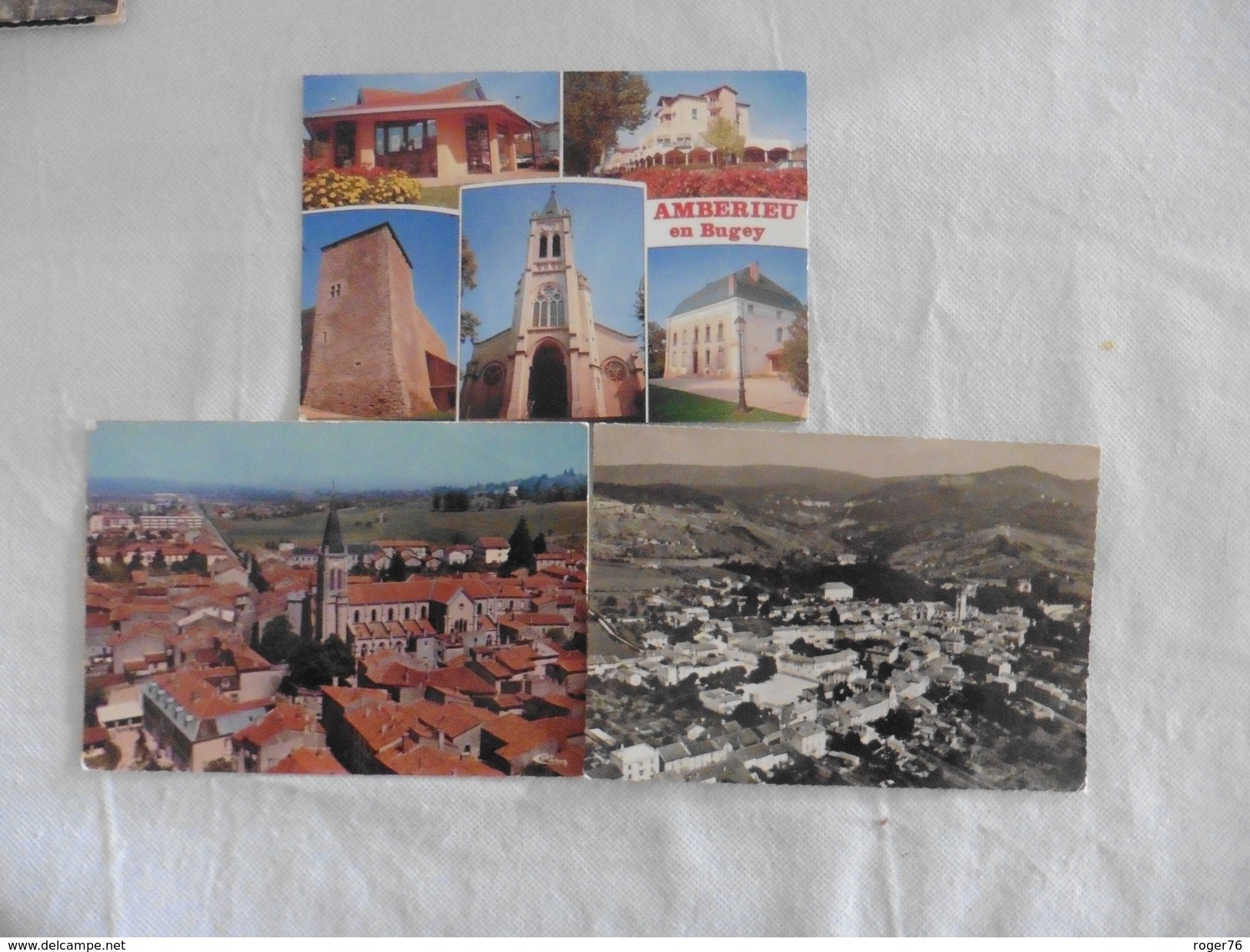 3 CARTES  POSTALES    DE  AMBERIEU   EN BUGEY - Sin Clasificación