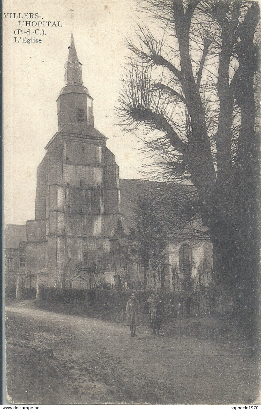 PAS DE CALAIS - 62 - VILLERS L'HOPITAL - L'église - Petite Animation - Vitry En Artois