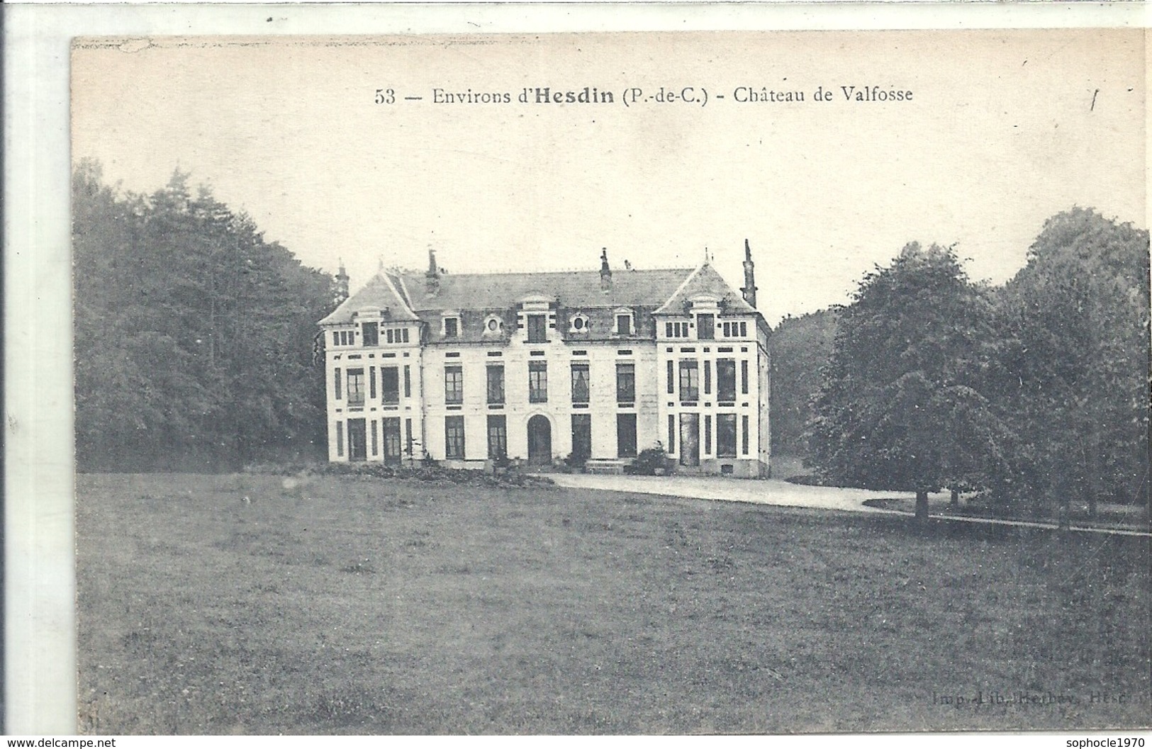PAS DE CALAIS - 62 -VALFOSSE Près Hesdin - Le Château - Vitry En Artois