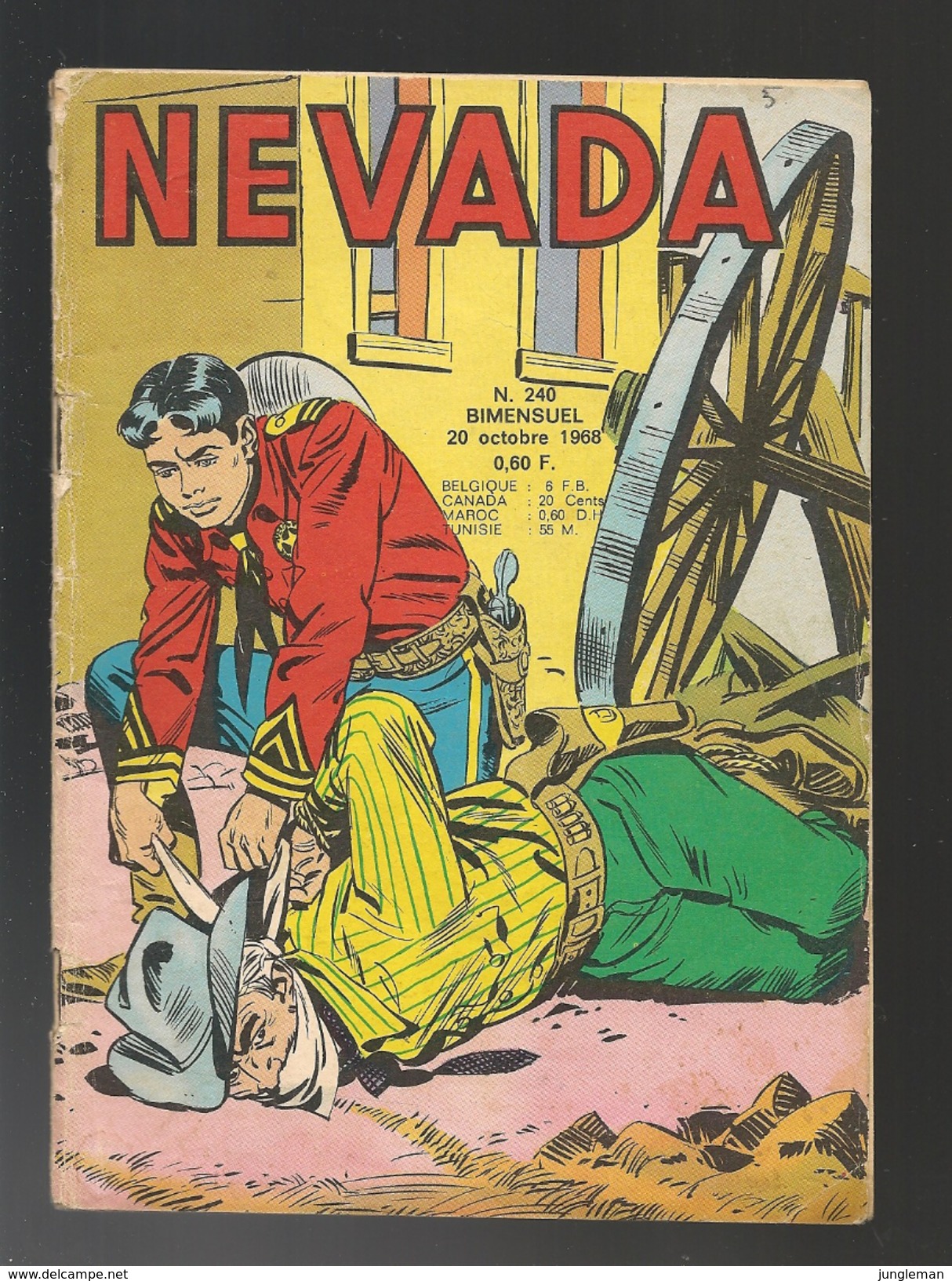 Nevada N° 240 - Editions LUG à Lyon - Octobre 1968 - Avec Miki Le Ranger Et Tanka Le Fils De La Jungle - BE - Nevada