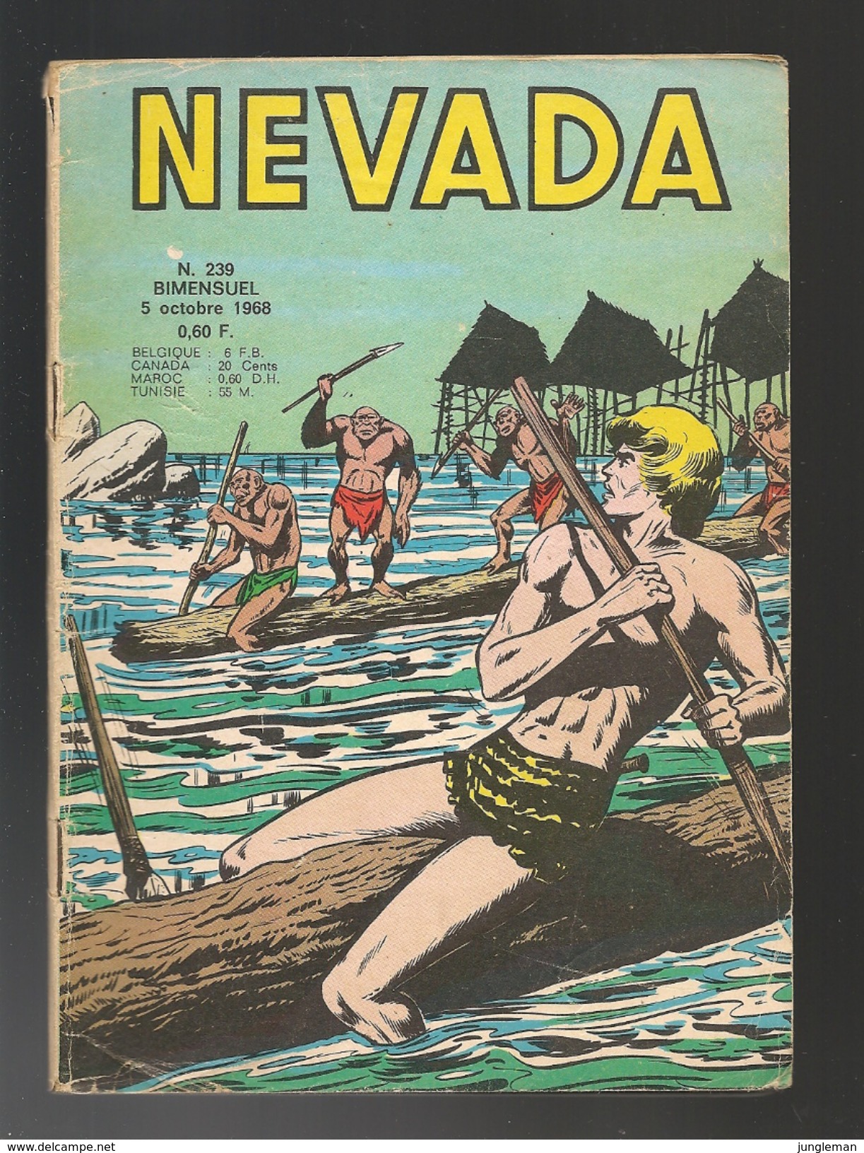 Nevada N° 239 - Editions LUG à Lyon - Octobre 1968 - Avec Miki Le Ranger Et Tanka Le Fils De La Jungle - BE - Nevada