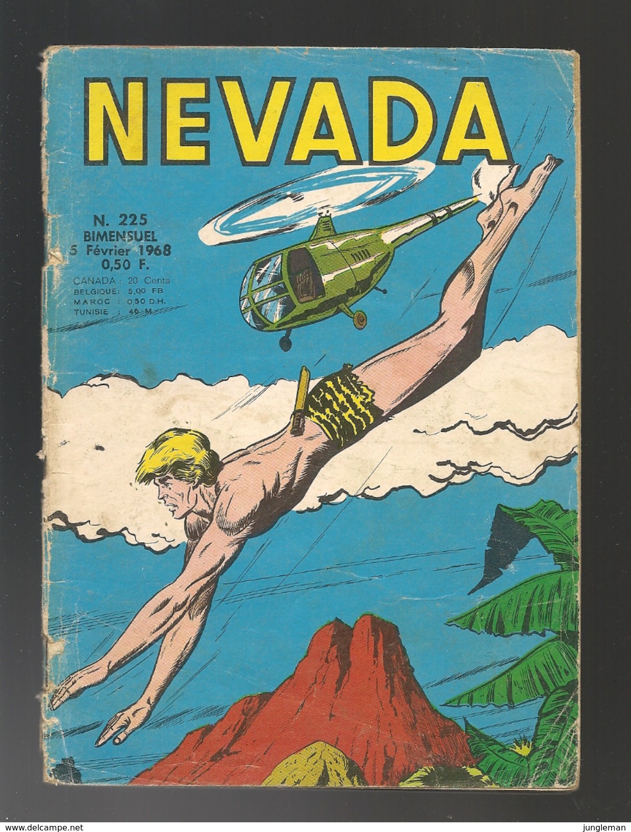 Nevada N° 225 - Editions LUG à Lyon - Février 1968 - Avec Miki Le Ranger Et Tanka Le Fils De La Jungle - BE - Nevada