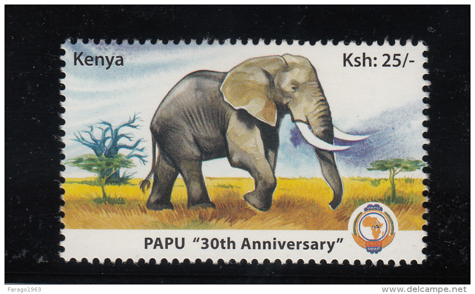 2010 Kenya PAPU Elephant - Kenia (1963-...)