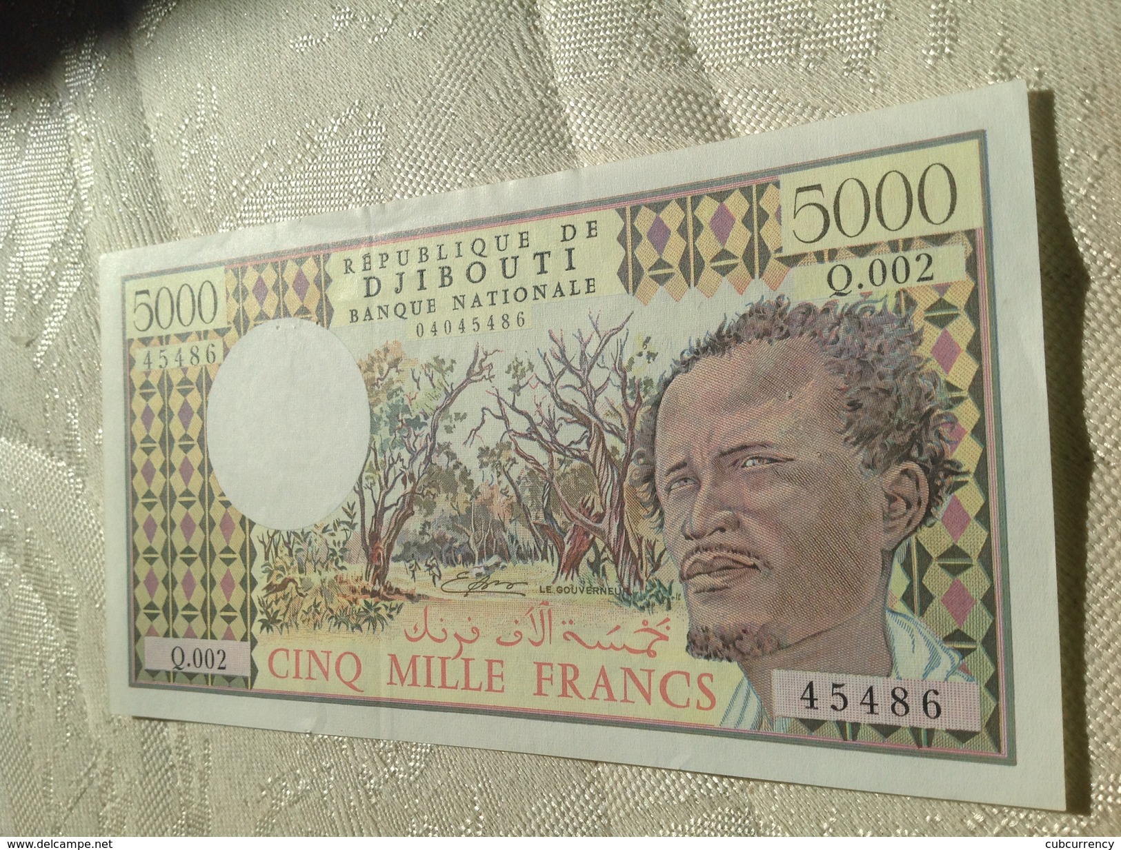 Djibouty 5000 Francs - Djibouti