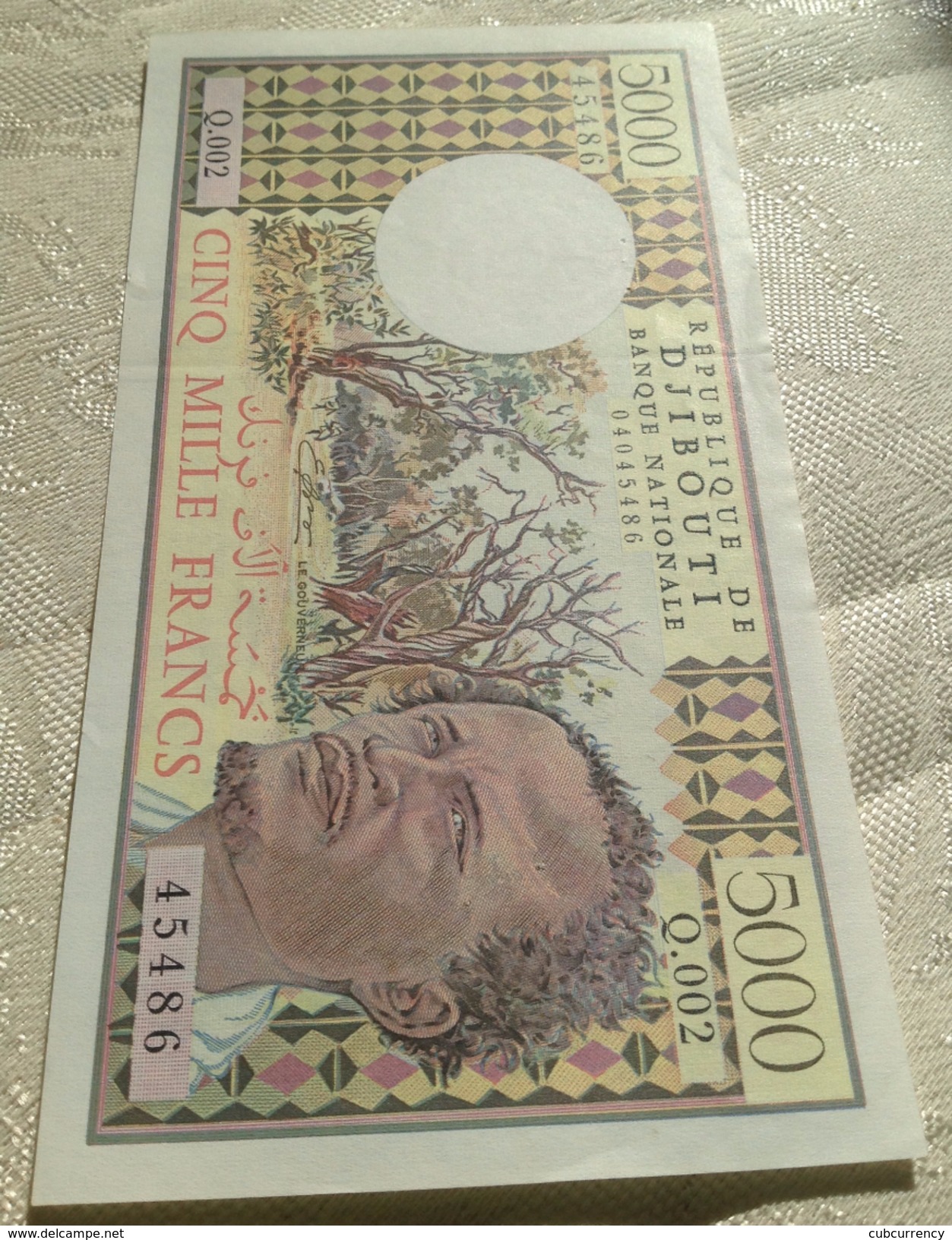 Djibouty 5000 Francs - Djibouti