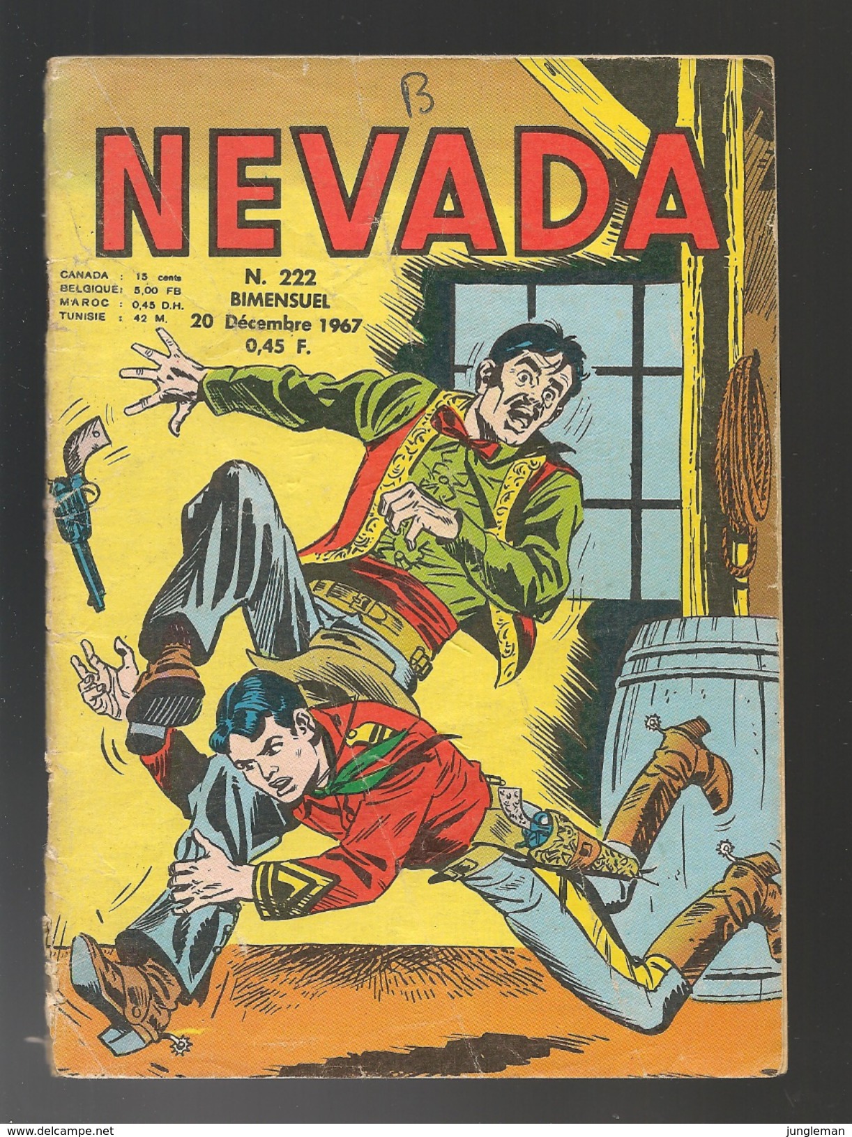 Nevada N° 222 - Editions LUG à Lyon - Décembre 1967 - Avec Miki Le Ranger Et Tanka Le Fils De La Jungle - BE - Nevada