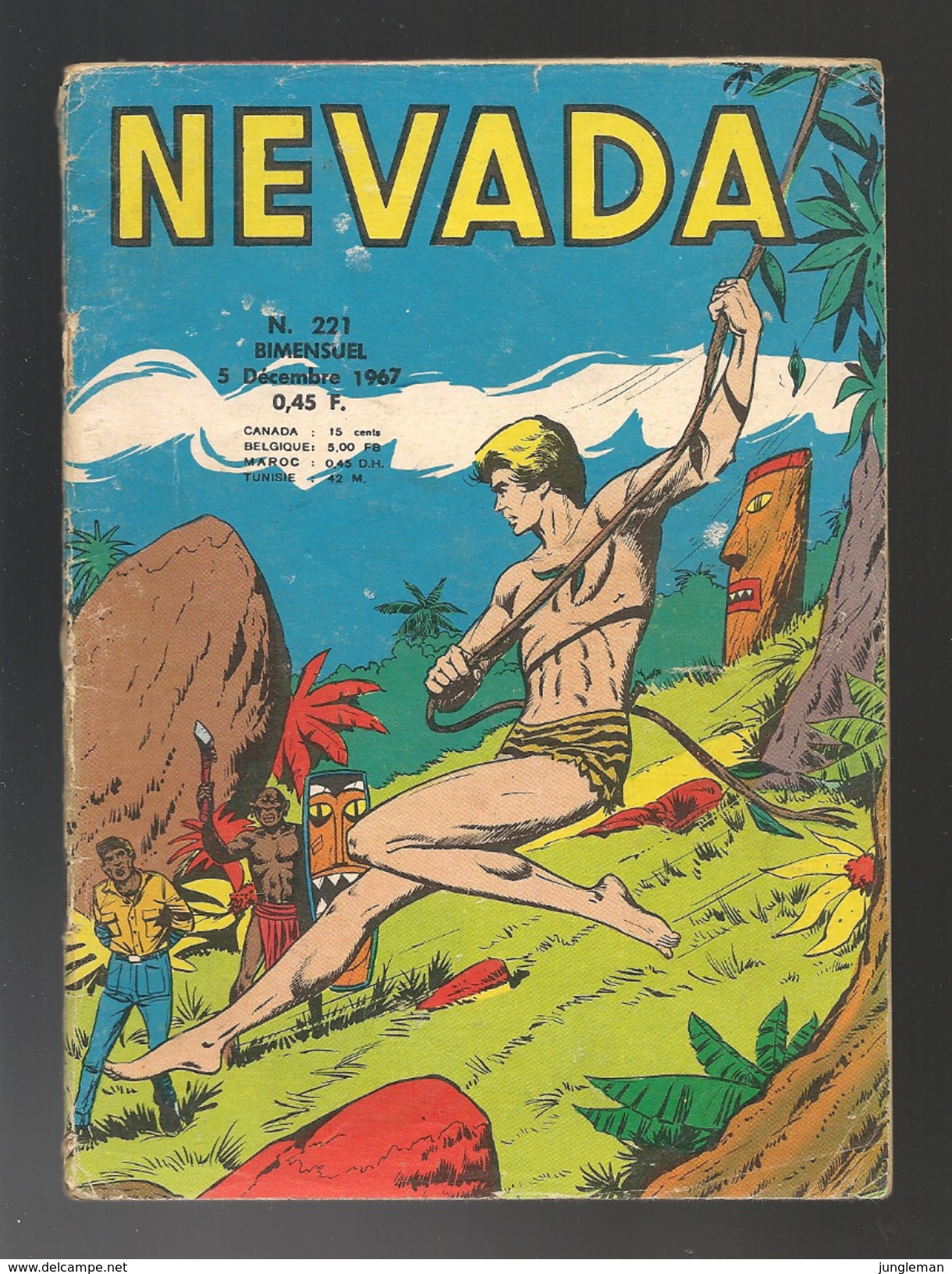 Nevada N° 221 - Editions LUG à Lyon - Décembre 1967 - Avec Miki Le Ranger Et Tanka Le Fils De La Jungle - BE - Nevada