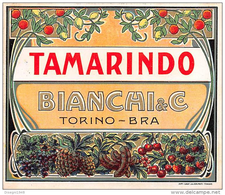 06693 "TAMARINDO - BIANCHI &amp; C . - TORINO - BRA"  ETICH. ORIG. - Altri & Non Classificati