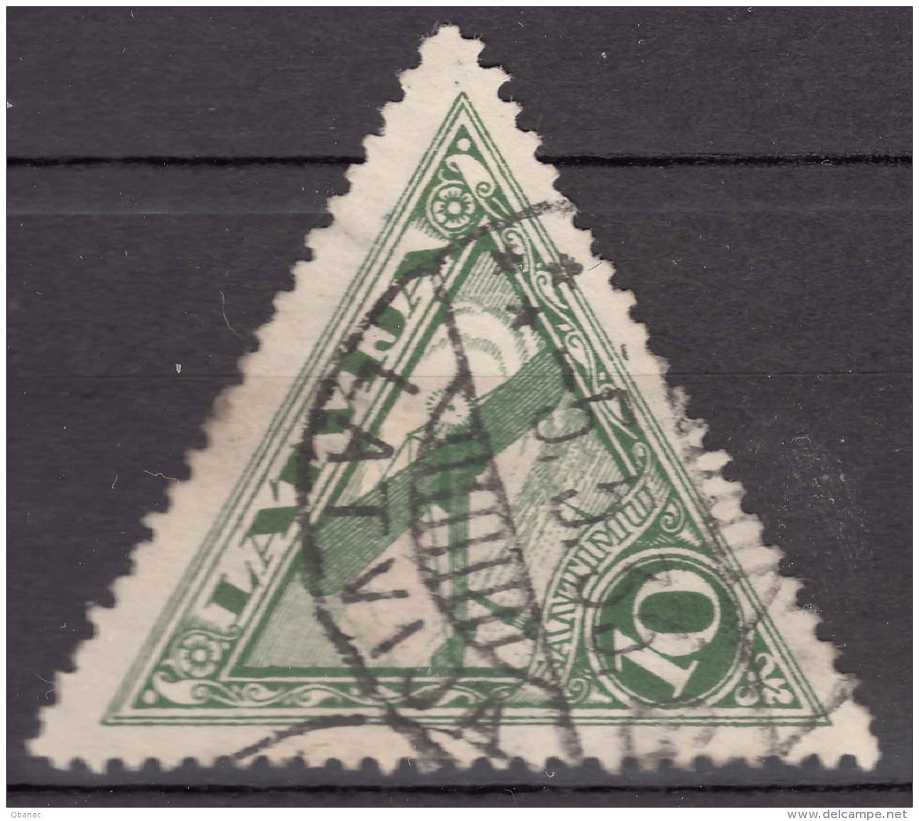 Latvia Lettland 1931 Airmail Mi#177 A, Perforation 11 1/2 Used - Letonia