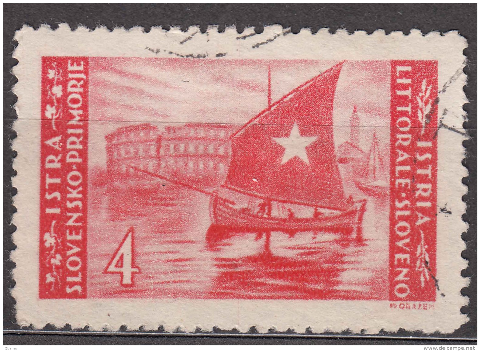 Istria Litorale Yugoslavia Occupation, 1946 Sassone#56 Used - Occ. Yougoslave: Istria