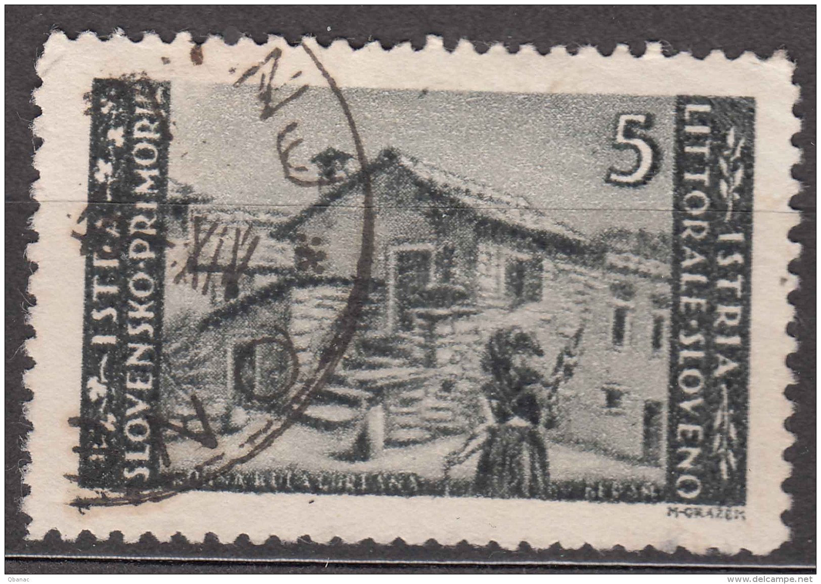 Istria Litorale Yugoslavia Occupation, 1946 Sassone#57 Used - Occ. Yougoslave: Istria