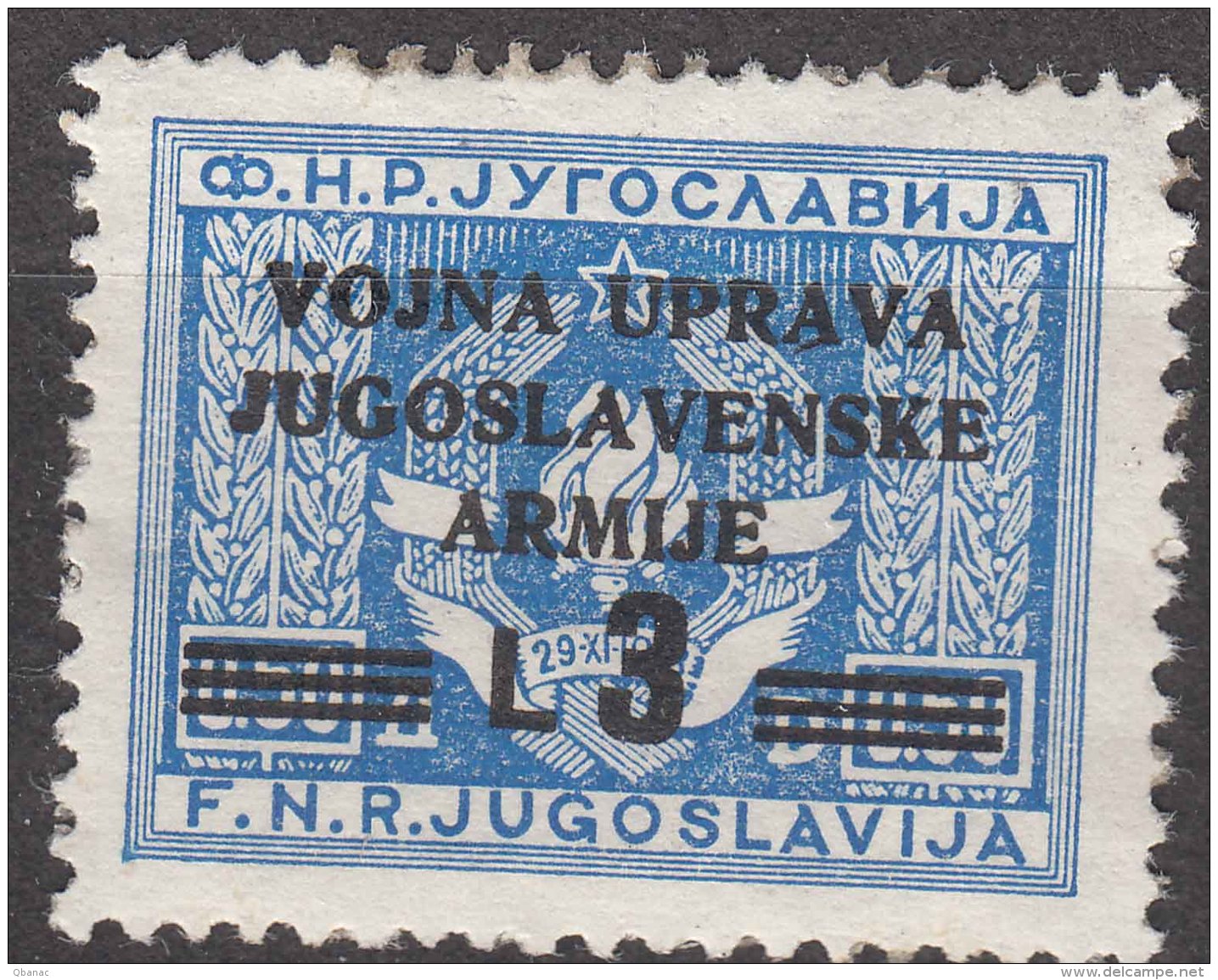 Istria Litorale Yugoslavia Occupation, 1947 Sassone#70 Mint Hinged - Occ. Yougoslave: Istria