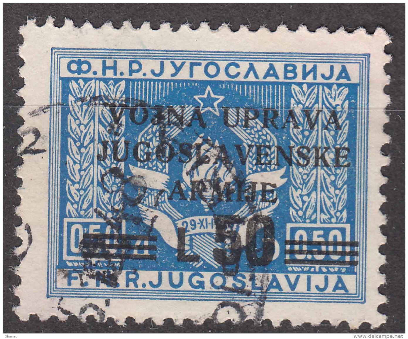 Istria Litorale Yugoslavia Occupation, 1947 Sassone#76 Used - Yugoslavian Occ.: Istria