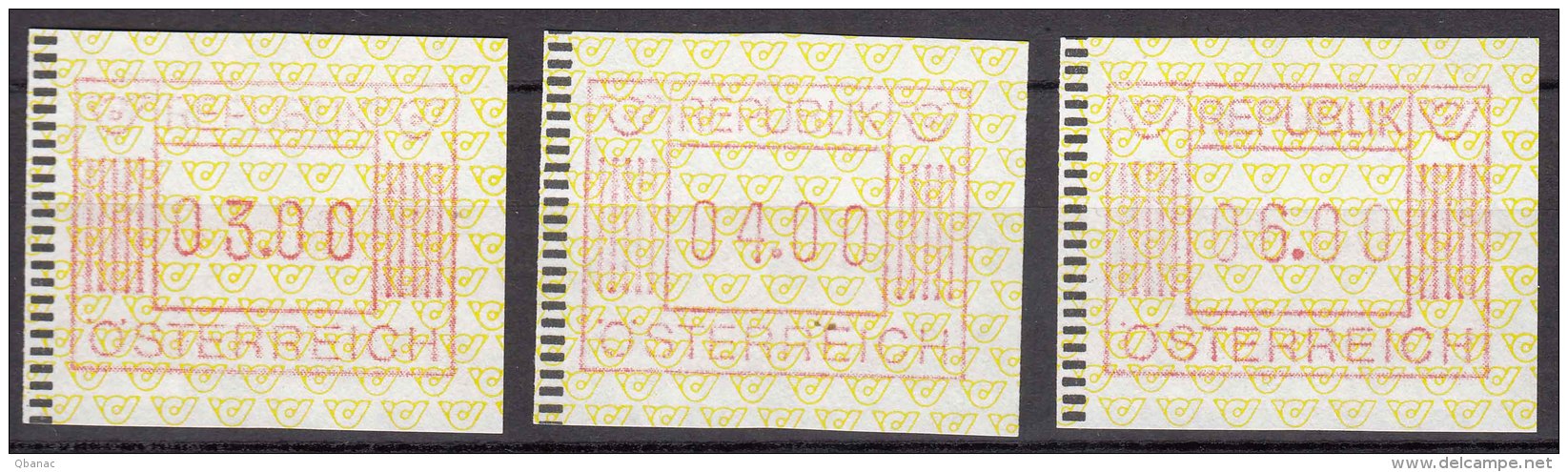 Austria Machine Stamps, Automatmarken 1983 - Machines à Affranchir (EMA)