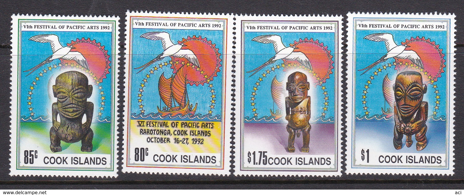 Cook Islands SG 1311-14 1992 6th Festival Of Pacific Arts MNH - Cook