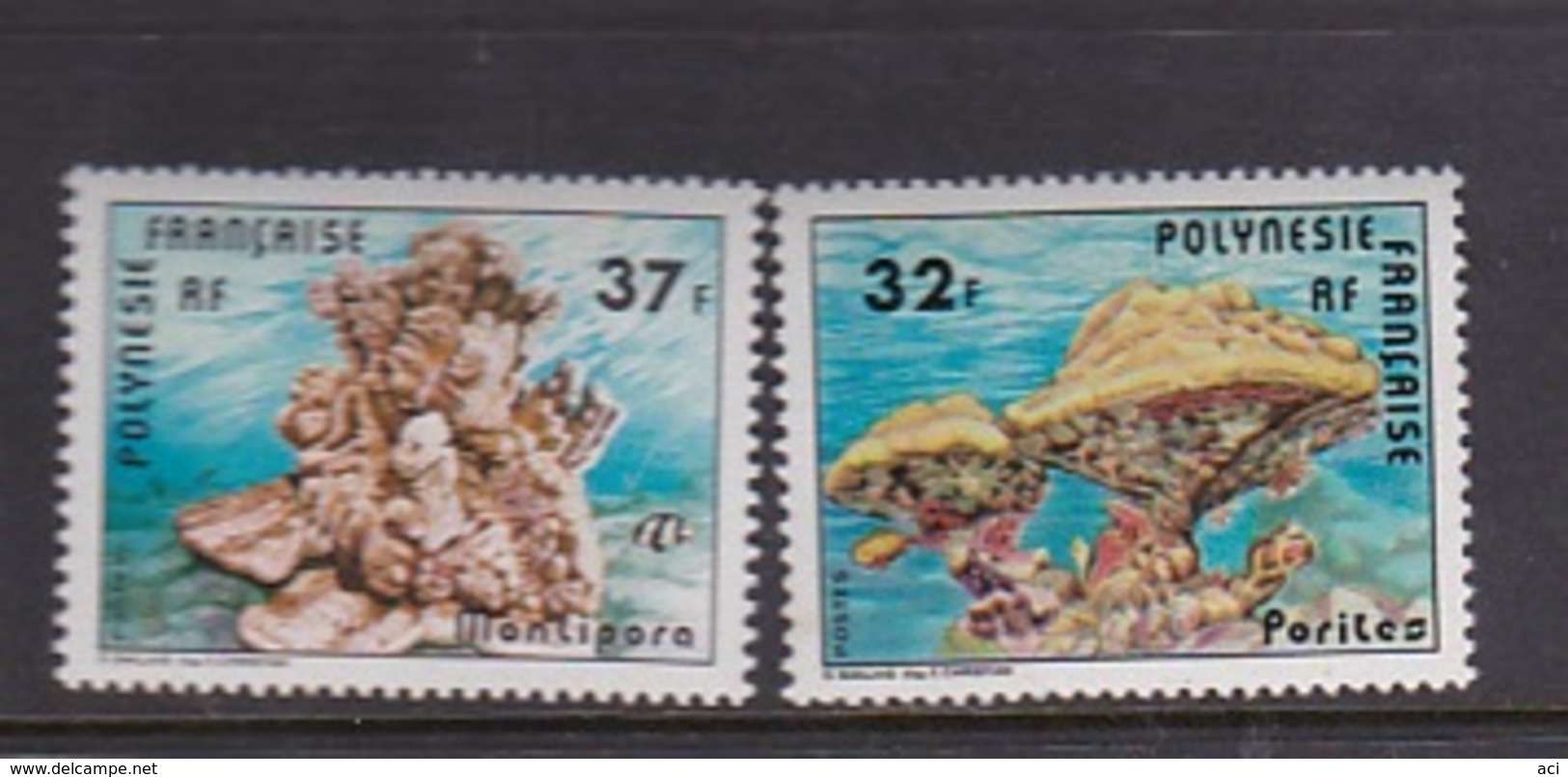 French Polynesia 1979 Corals Set MNH - Unused Stamps