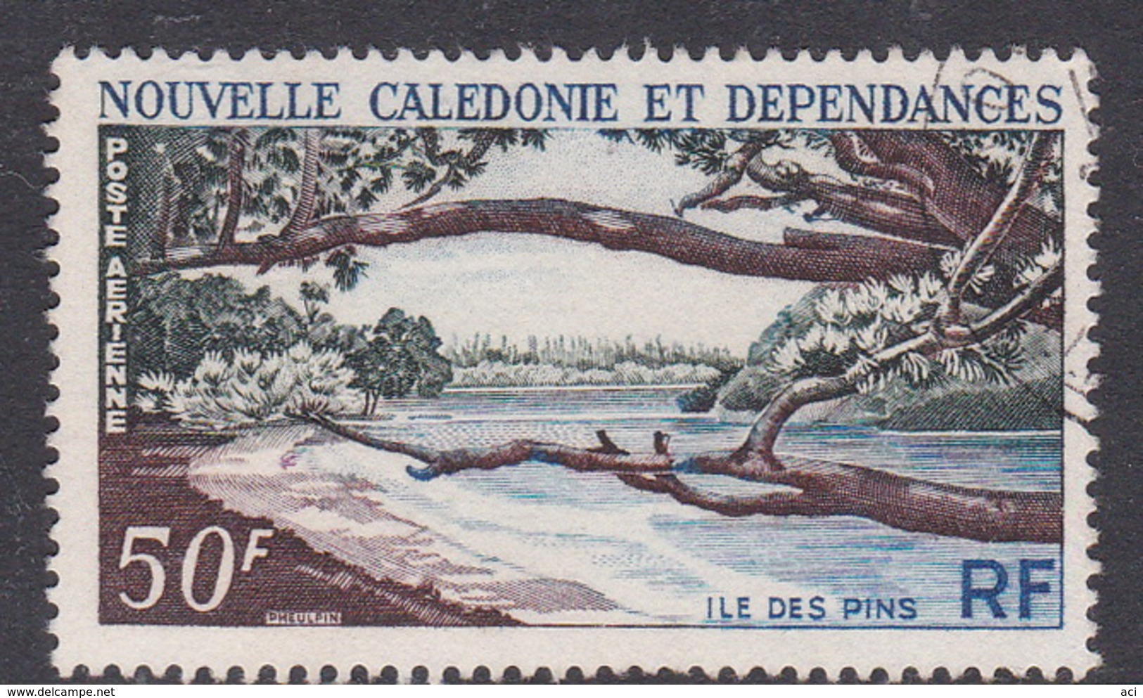 New Caledonia SG 355 1959 50 Fr Isle Of Pines Used - Used Stamps