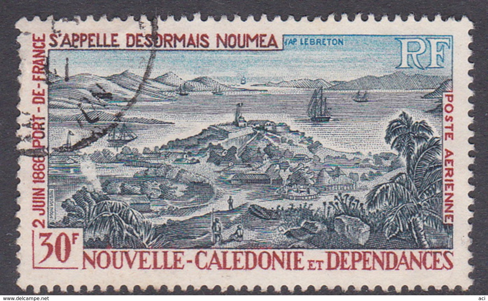 New Caledonia SG 402 1966 Centenary Of Renaming Of Port De France As Noumea Used - Used Stamps