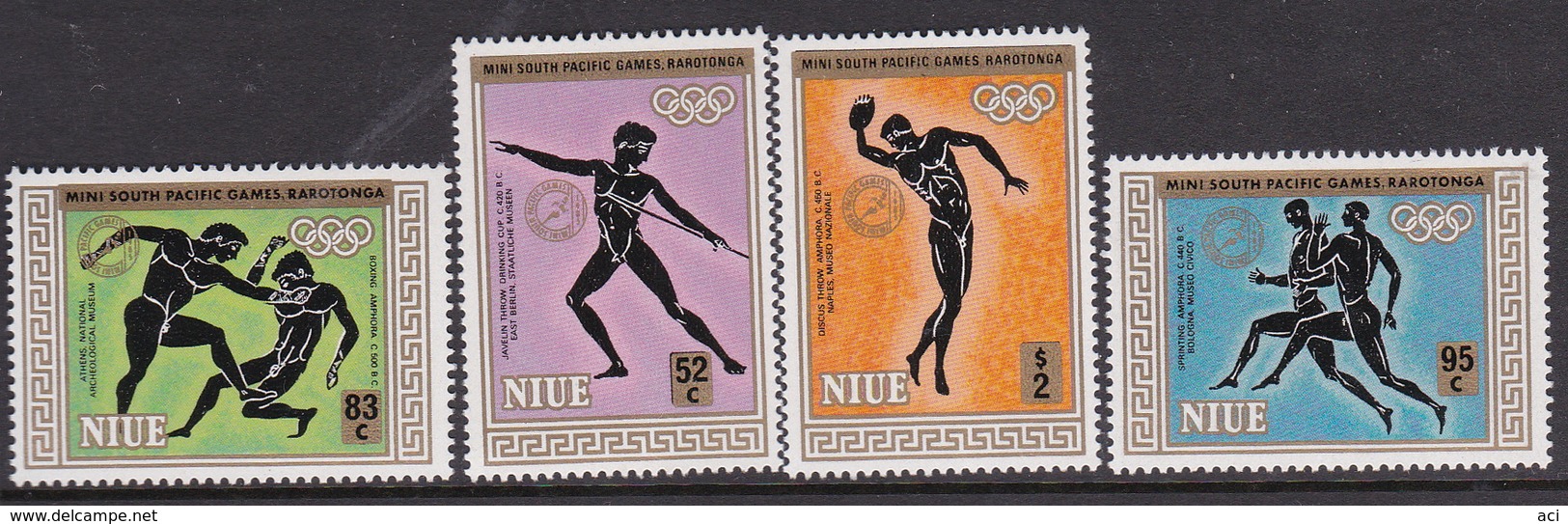 Niue 1985 SG 591-94 Mini South Pacific Games MNH - Niue