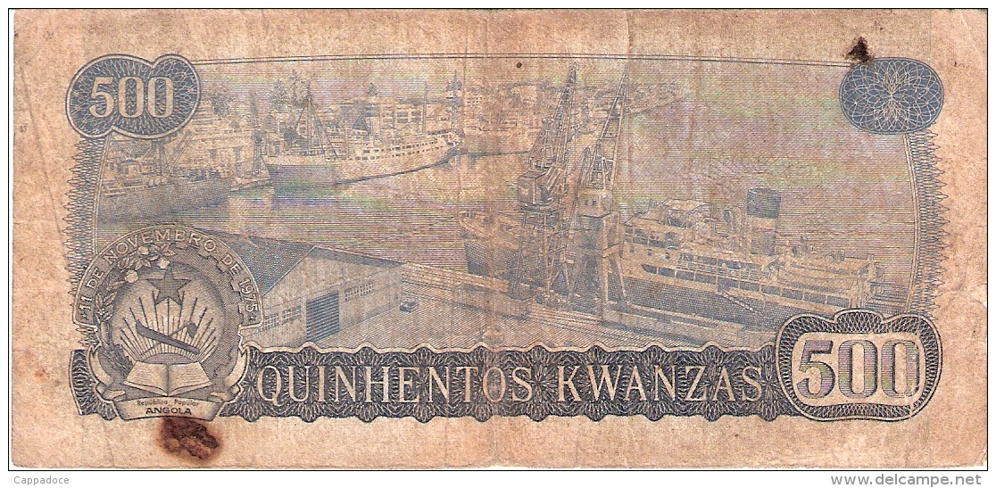 ANGOLA   500 Kwanzas   14/8/1979   P. 116 - Angola