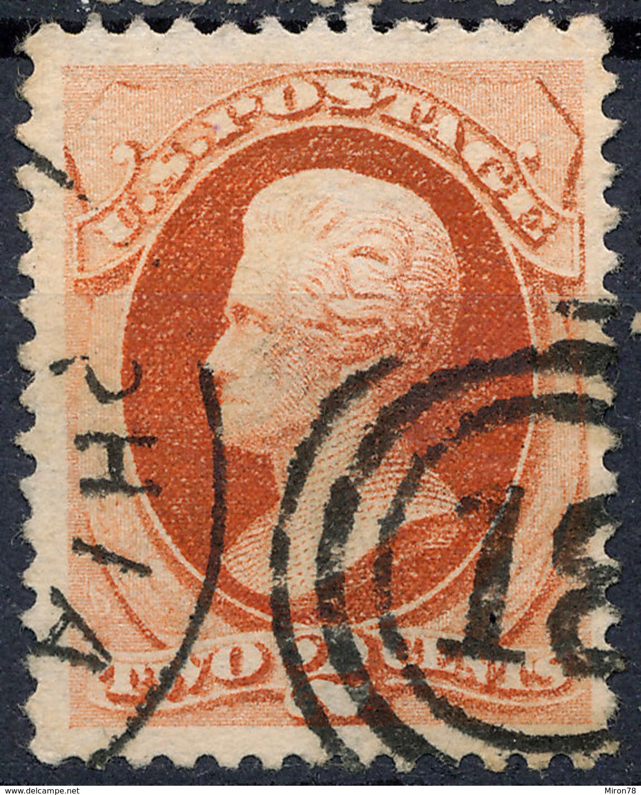 Stamp Us 1879 Jackson 2c Fancy Cancel Lot#59 - Oblitérés