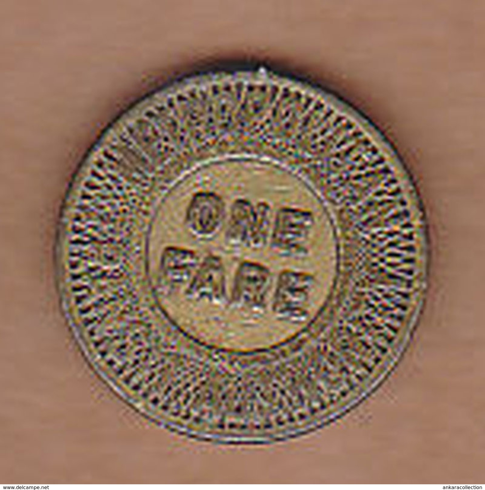 AC -  METROPOLITAN TRANSIT AUTHORITY ONE FARE TOKEN - JETON - Monetary/Of Necessity