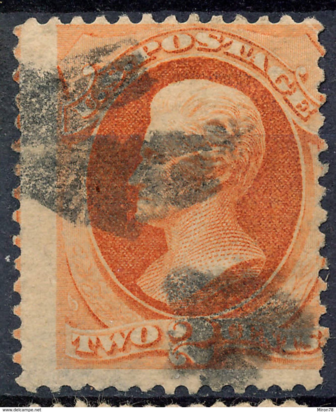 Stamp Us 1879 Jackson 2c Fancy Cancel Lot#33 - Oblitérés