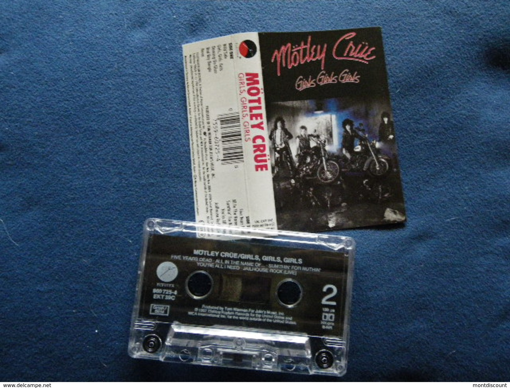 MÖTLEY CRÜE K7 AUDIO VOIR PHOTO...ET LIRE IMPORTANT...  REGARDEZ LES AUTRES (PLUSIEURS) - Audiokassetten