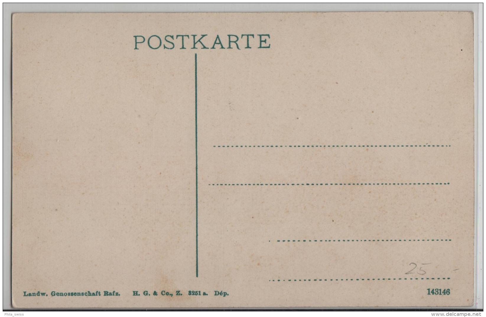 Rafz - Schulhaus - Animee - Photo: Guggenheim No.3251 - Rafz