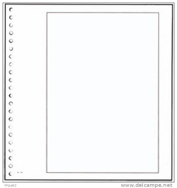 50 Pages Vierges Blanches Avec Cadre Supra (22 Trous) à Personnaliser Ref.12900 - Blank Pages