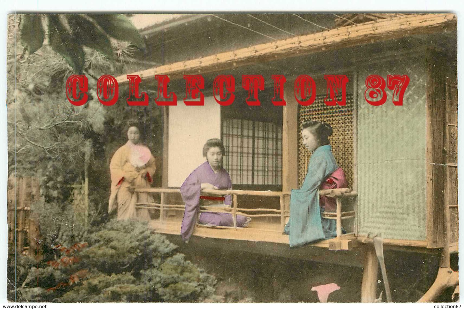 GEISHA < JOLIE JEUNE FILLE - CARTE ADRESSEE à Mr BRAULT ALCIDE à TIEN TSIN - Azië