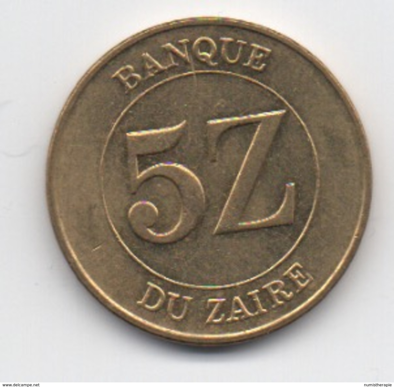 Zaïre : 5 Zaires 1987 (Diamètre 24 Mm) - Zaire (1971-97)