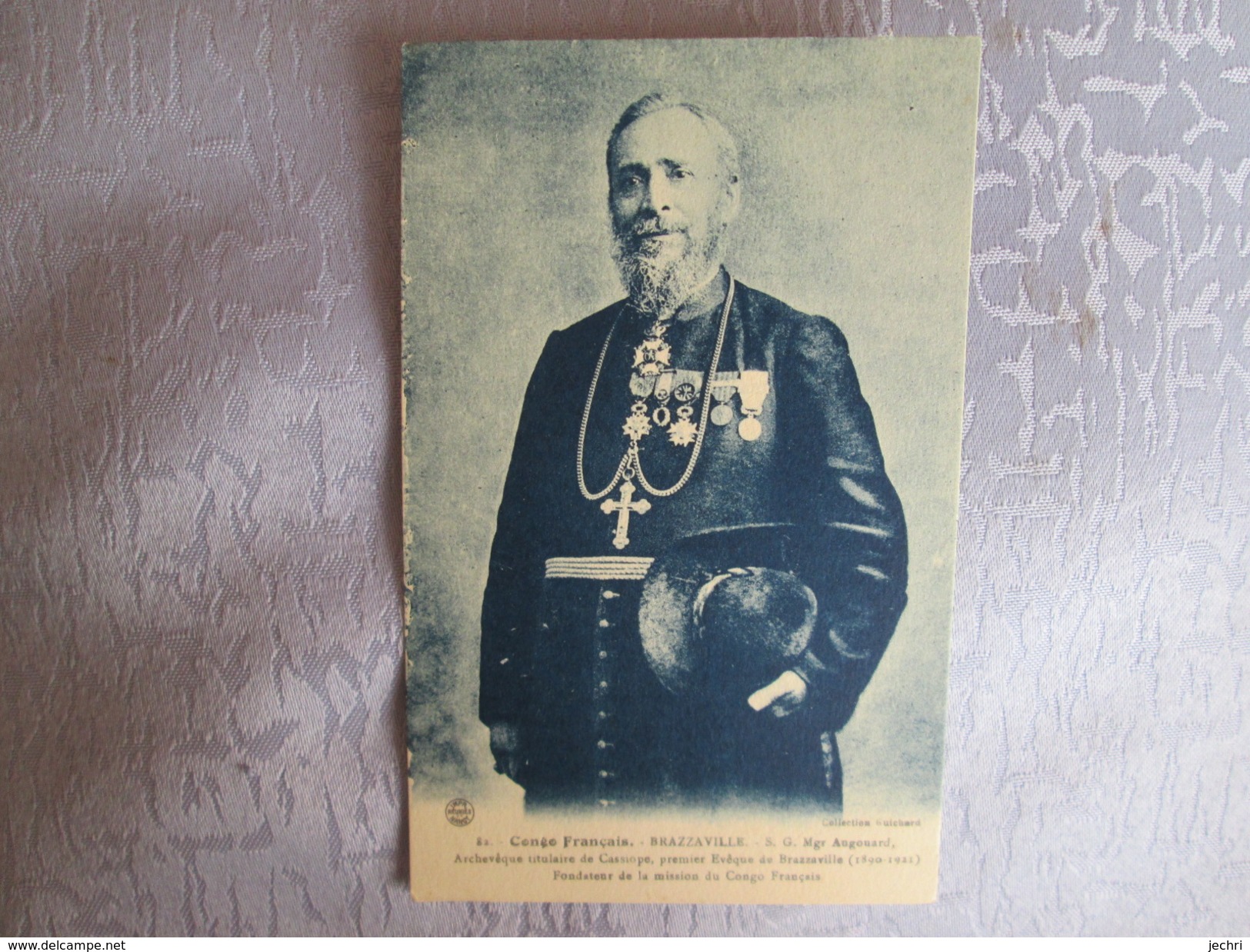 CONGO FRANCAIS. BRAZZAVILLE .       MGR  AUGOUARD - Brazzaville