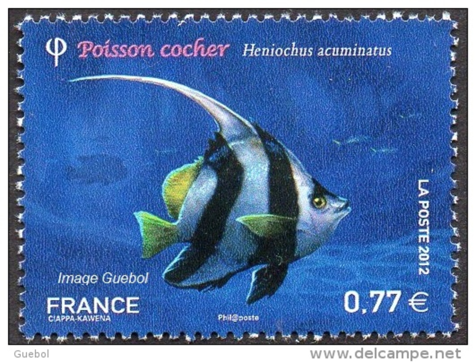 France N° 4648 ** Poisson Cocher - Heniochus Acuminatus - Unused Stamps