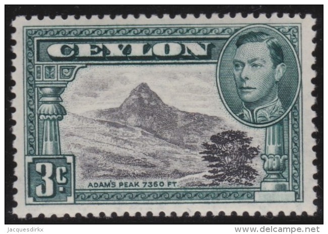 Ceylon   .       SG     .    387   P  13 1/2  X  11 1/2      .        *    .     Ongebruikt   .    /    .   Mint-hinged - Ceylon (...-1947)